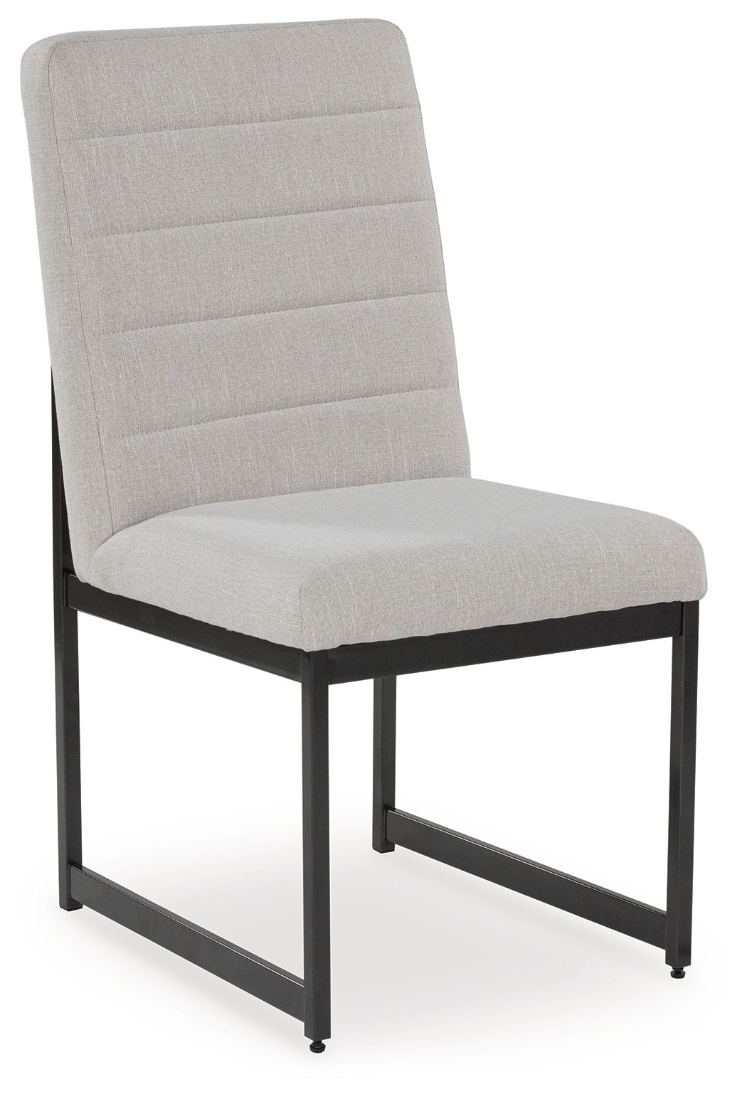Tomtyn - Chaise de salle à manger rembourrée (lot de 2) - Marron clair