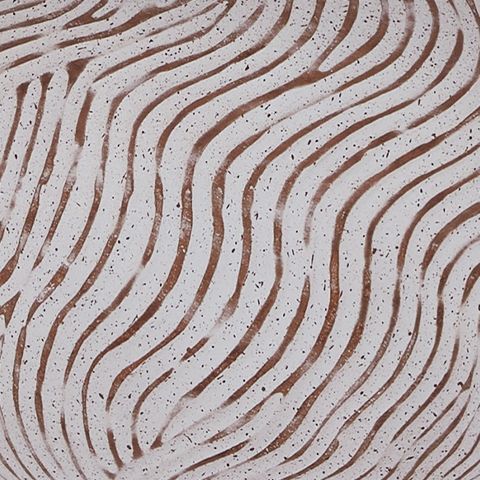 Vien - Lampe de table en terre cuite - Blanc vieilli