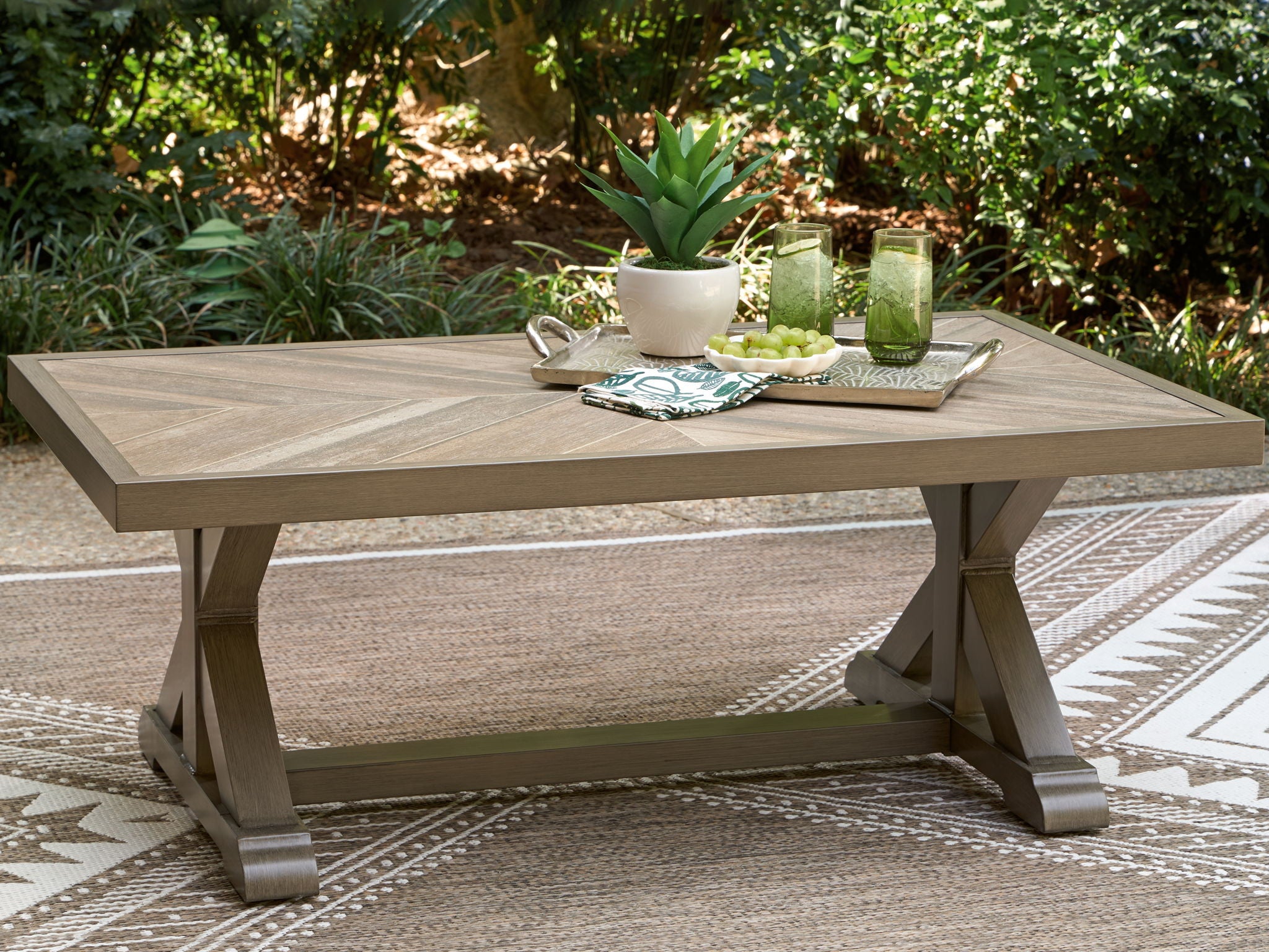 Laguna Heights - Table basse rectangulaire - Beige