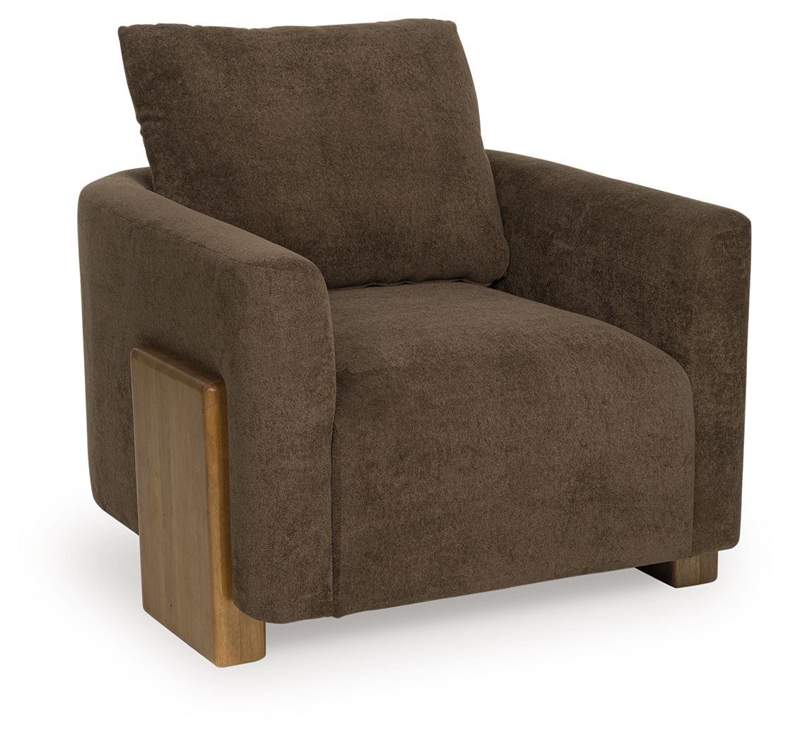 Dairlett - Fauteuil d'appoint - Marron