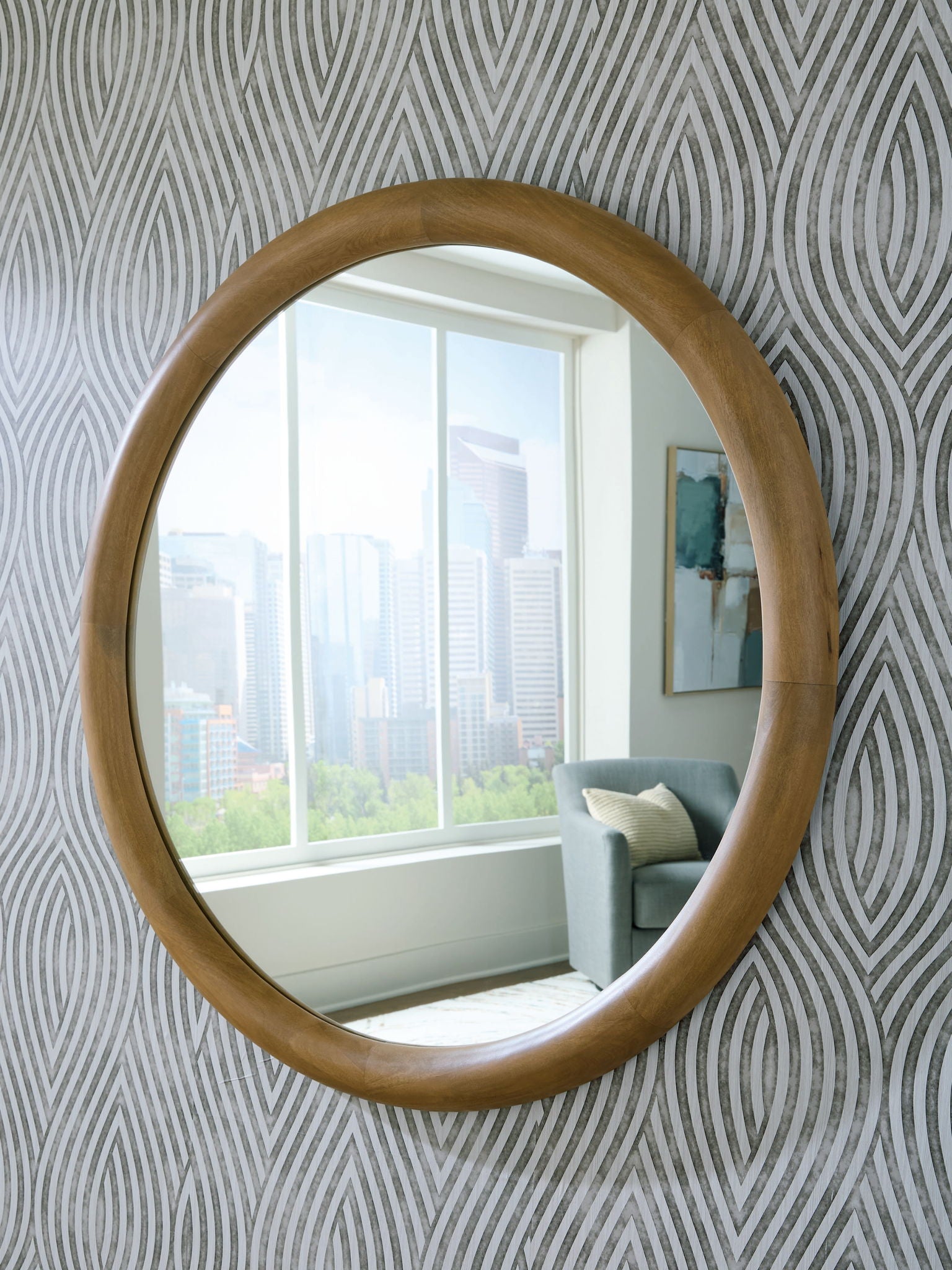 Yadiel - Miroir d'appoint - Marron