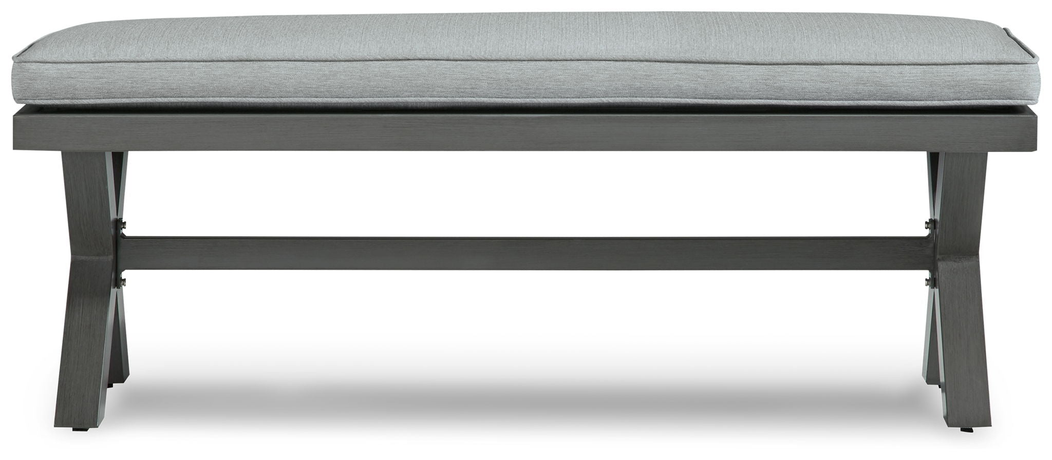 Elite Park - Banc avec coussin - Gris