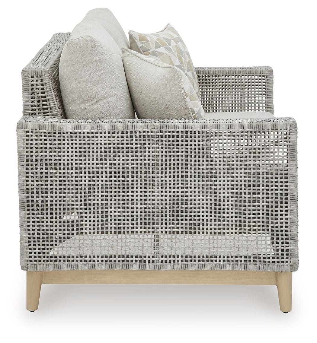 Seton Creek - Causeuse avec coussin - Gris