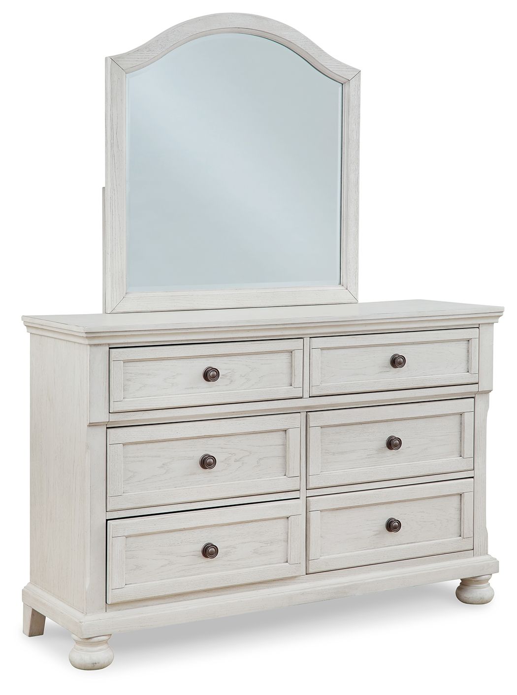Robbinsdale - Commode, Miroir - Jeune - Blanc antique