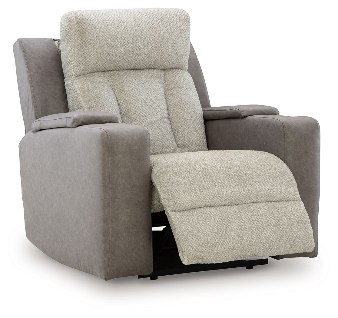 WhipLash - Fauteuil inclinable électrique avec appui-tête réglable - Sisal