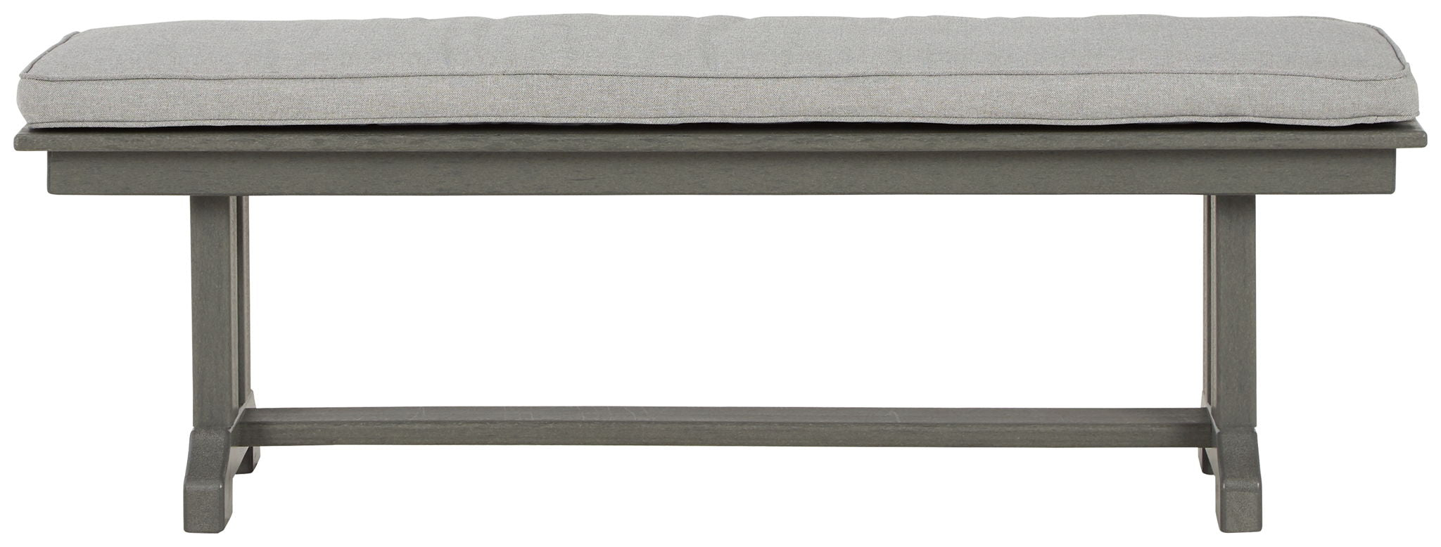 Visola - Banc avec coussin - Gris