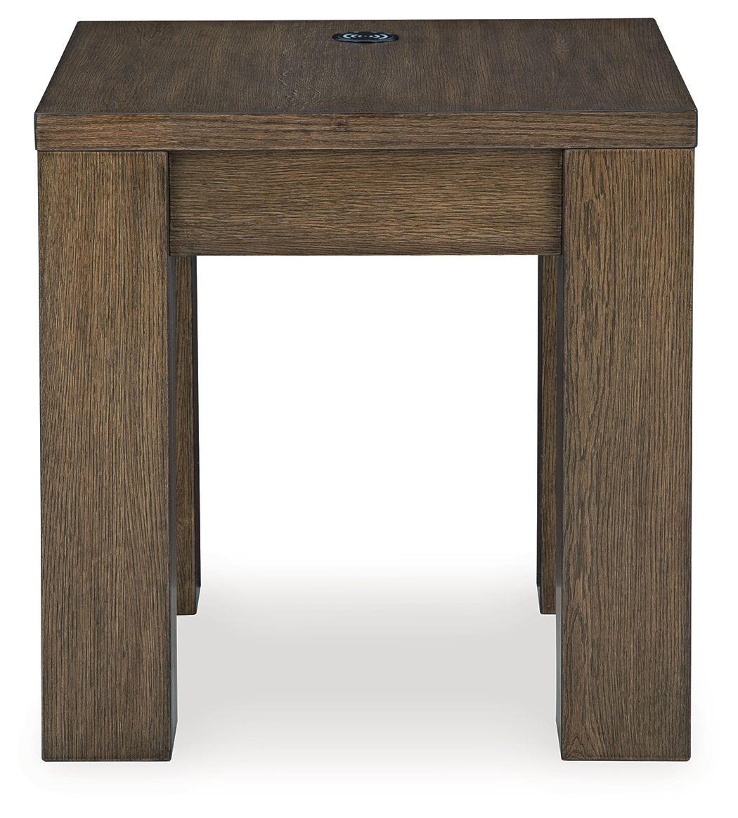 Rosswain - Table d'appoint carrée - Brun chaud
