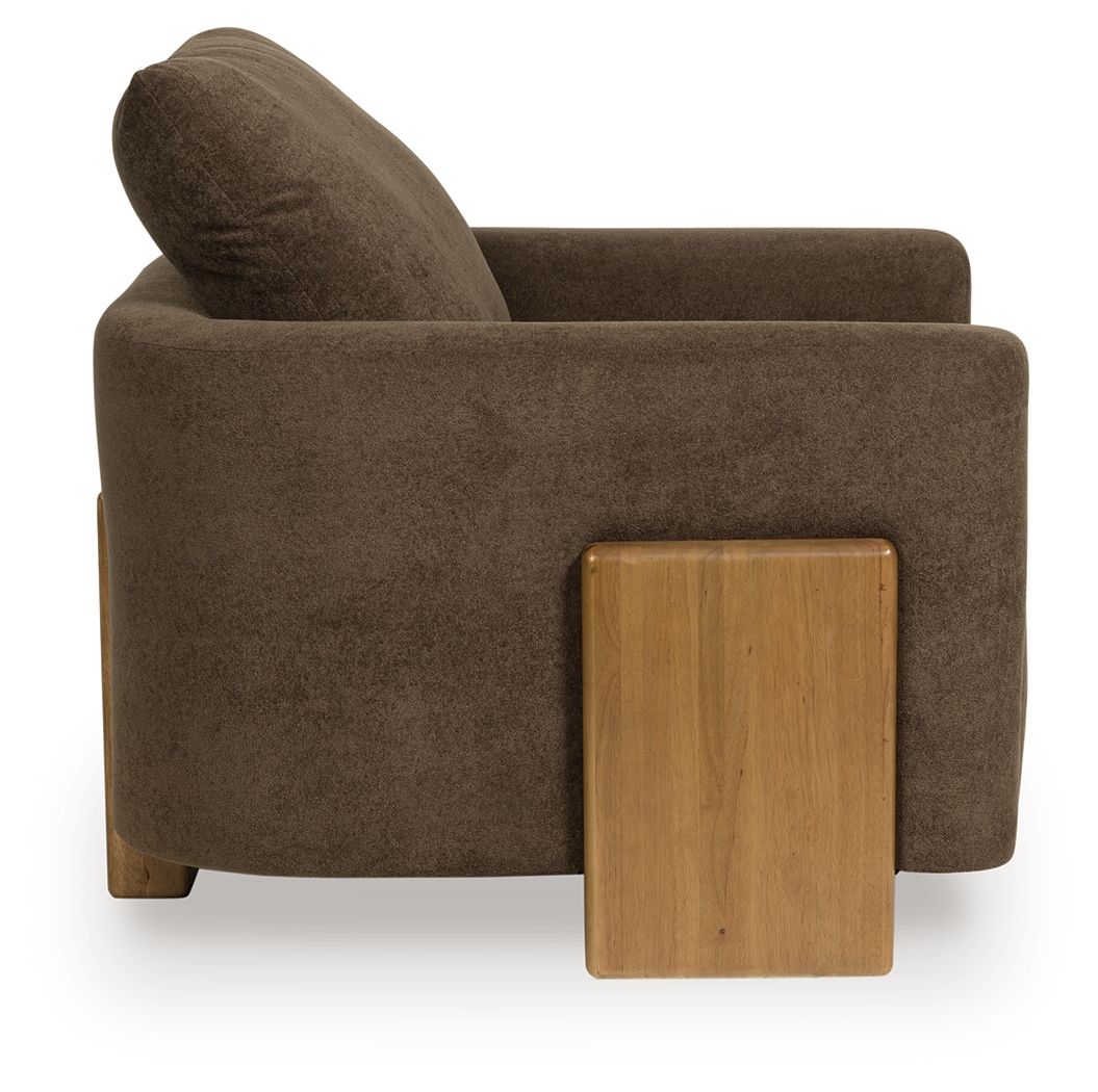 Dairlett - Fauteuil d'appoint - Marron