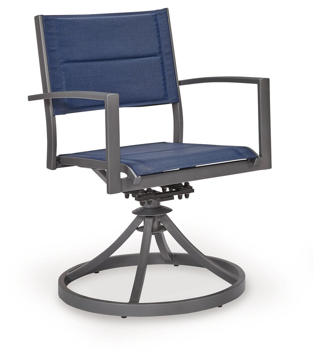 Rocky Creek - Chaise suspendue Sling (lot de 2) - Bleu / Gris