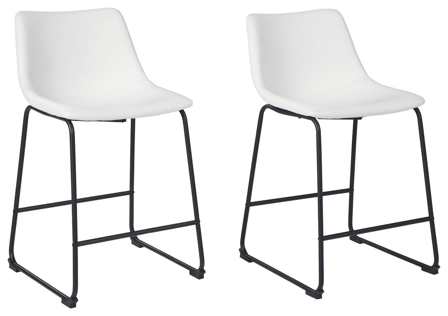 Centiar - Tabouret de bar rembourré (Lot de 2)