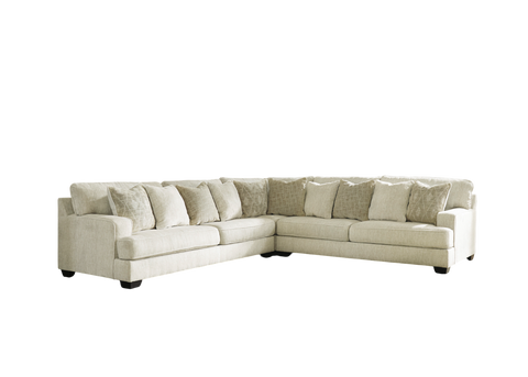 Rawcliffe 3 Piece Sectional - Parchment / Symmetrical