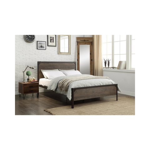 Wood Panel Bed