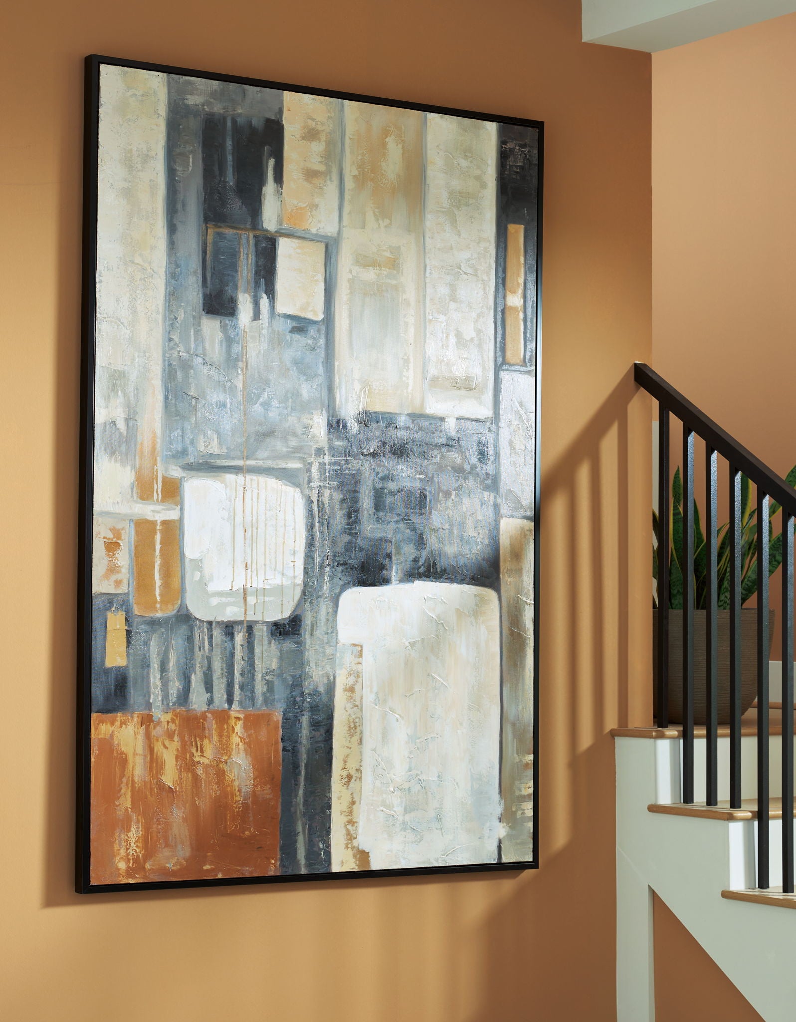 Howford - Décoration murale - Marron / Noir / Gris