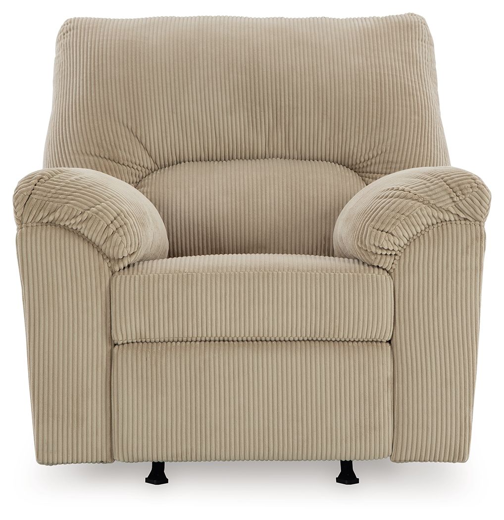 Simplejoy - Fauteuil inclinable à bascule - Tissu - Sable