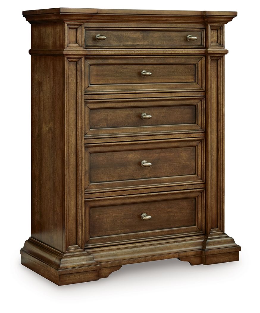 Frantanna - Commode cinq tiroirs - Brun