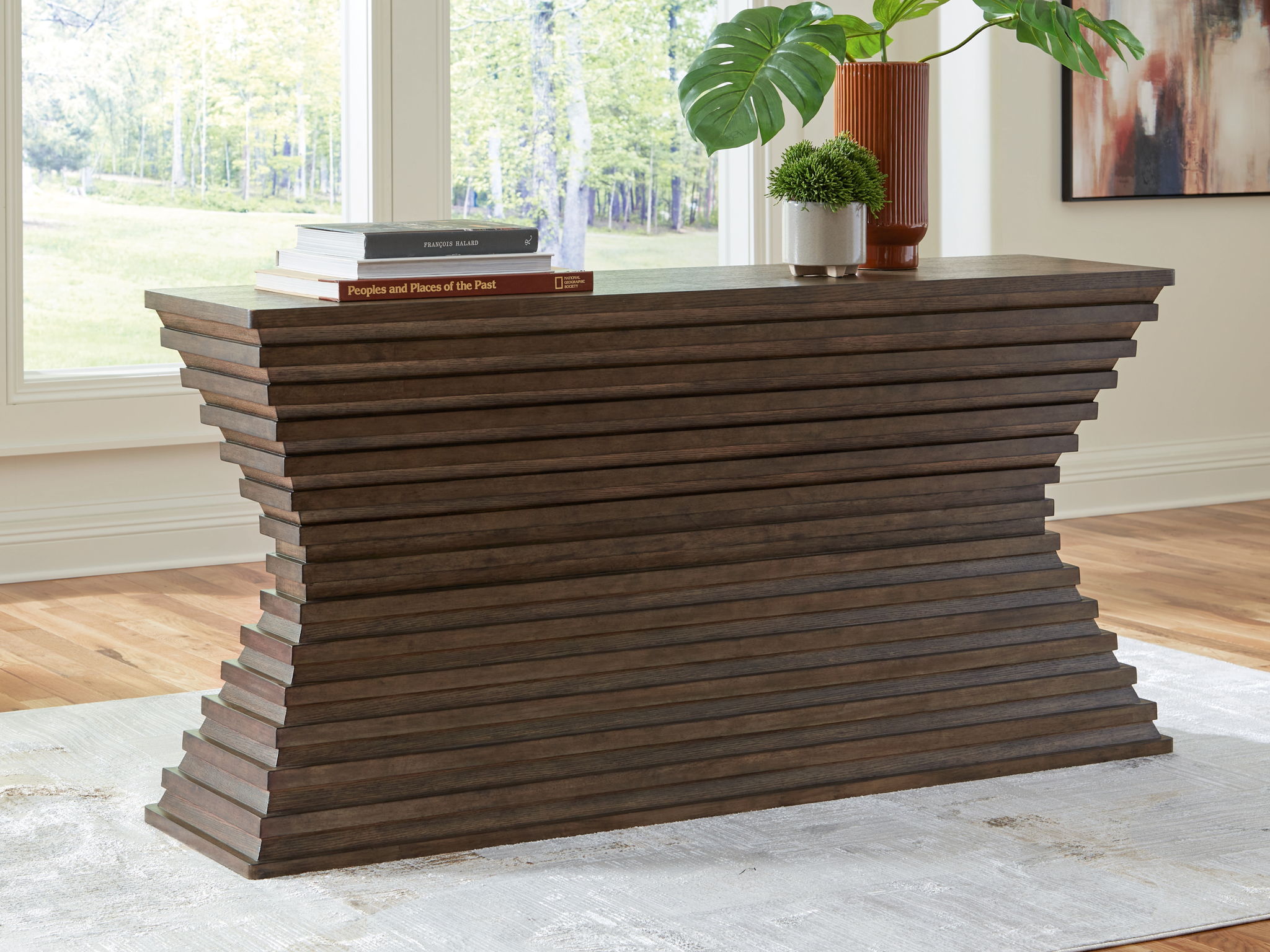 Hannodream - Table basse - Marron chaud