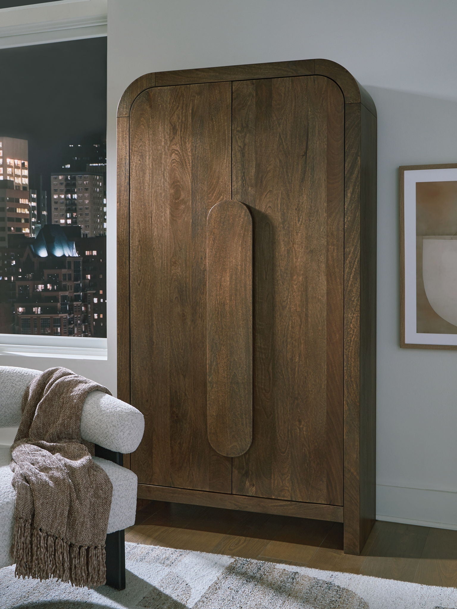 Thoren - Meuble d'appoint - Marron moyen