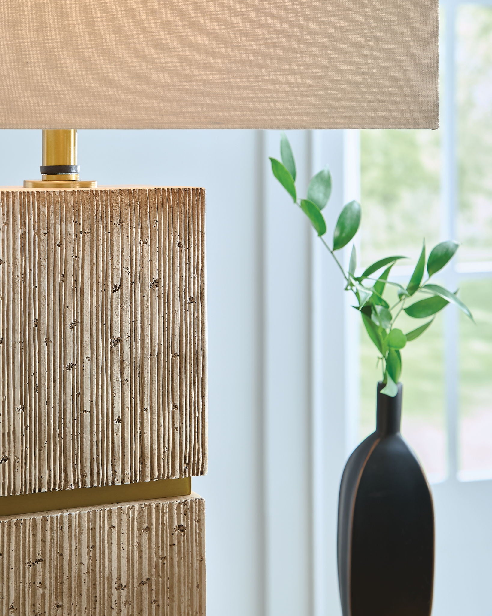 Laddner - Lampe de table Poly - Beige