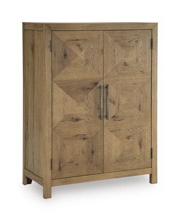 Clayburns - Bar Cabinet - Light Brown