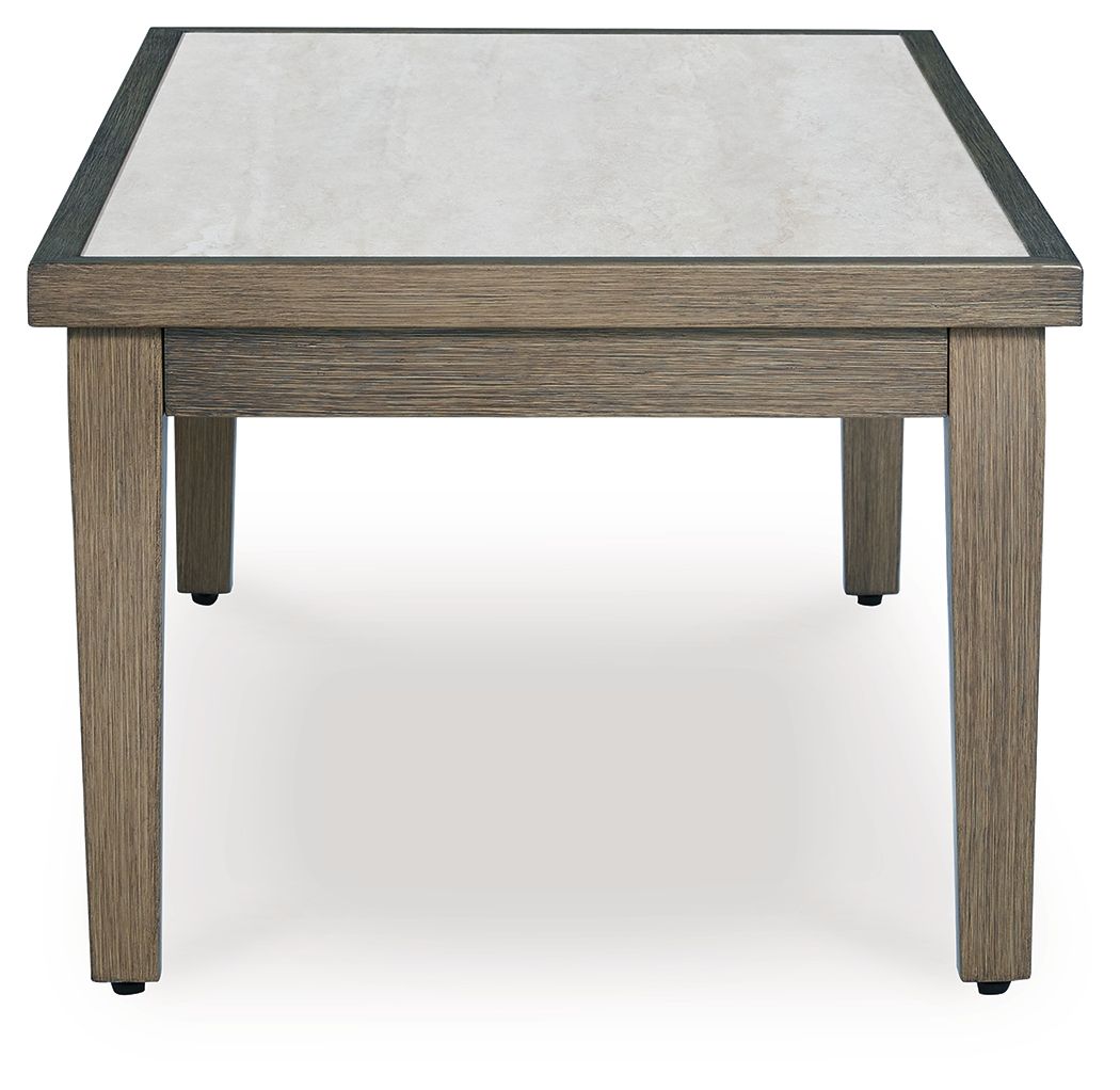 Table basse rectangulaire Rainier Ranch - Brun / Beige