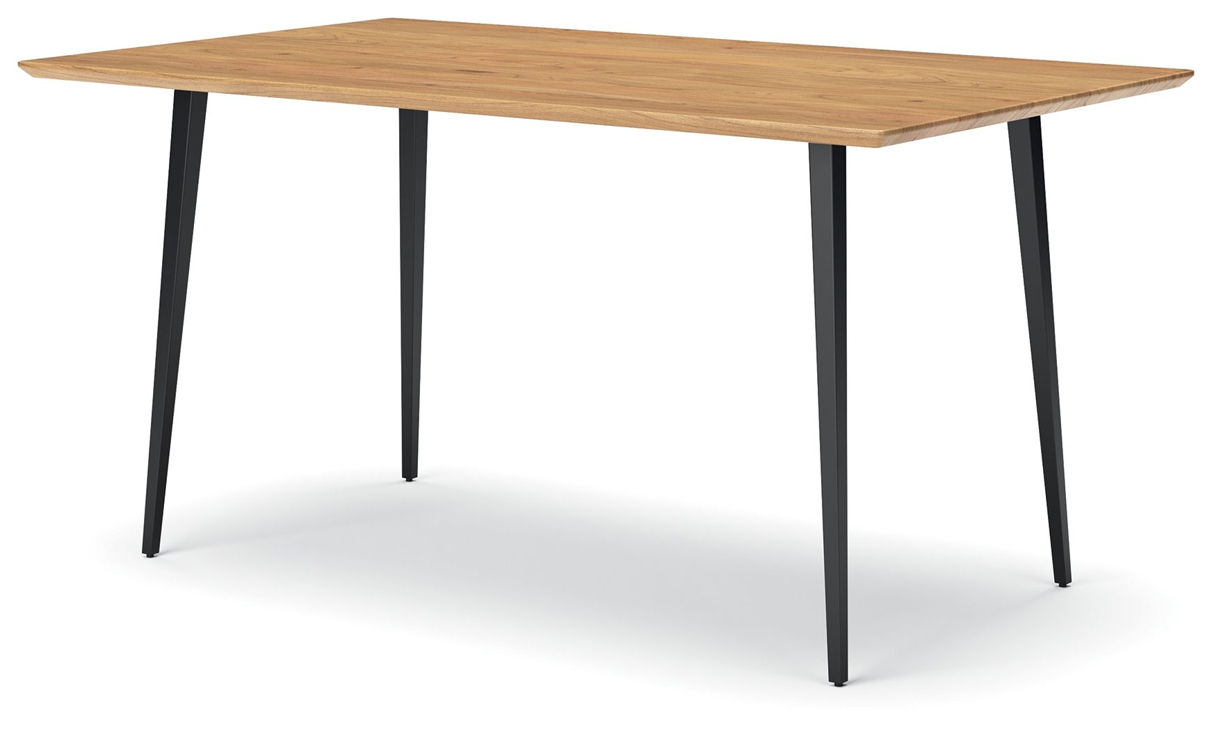 Gretlynn - Table de salle à manger rectangulaire - Noir/Naturel