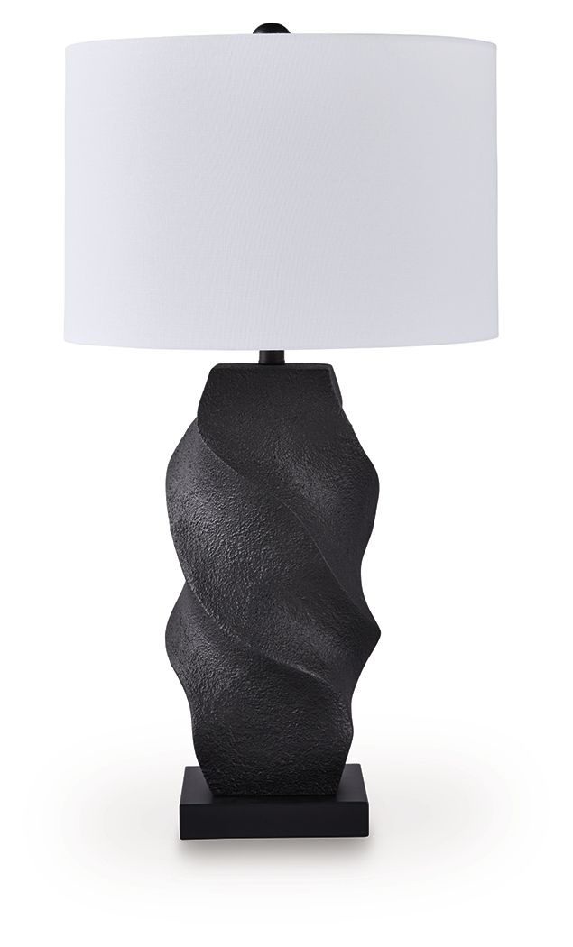 Amillion - Lampe de table Poly - Noir