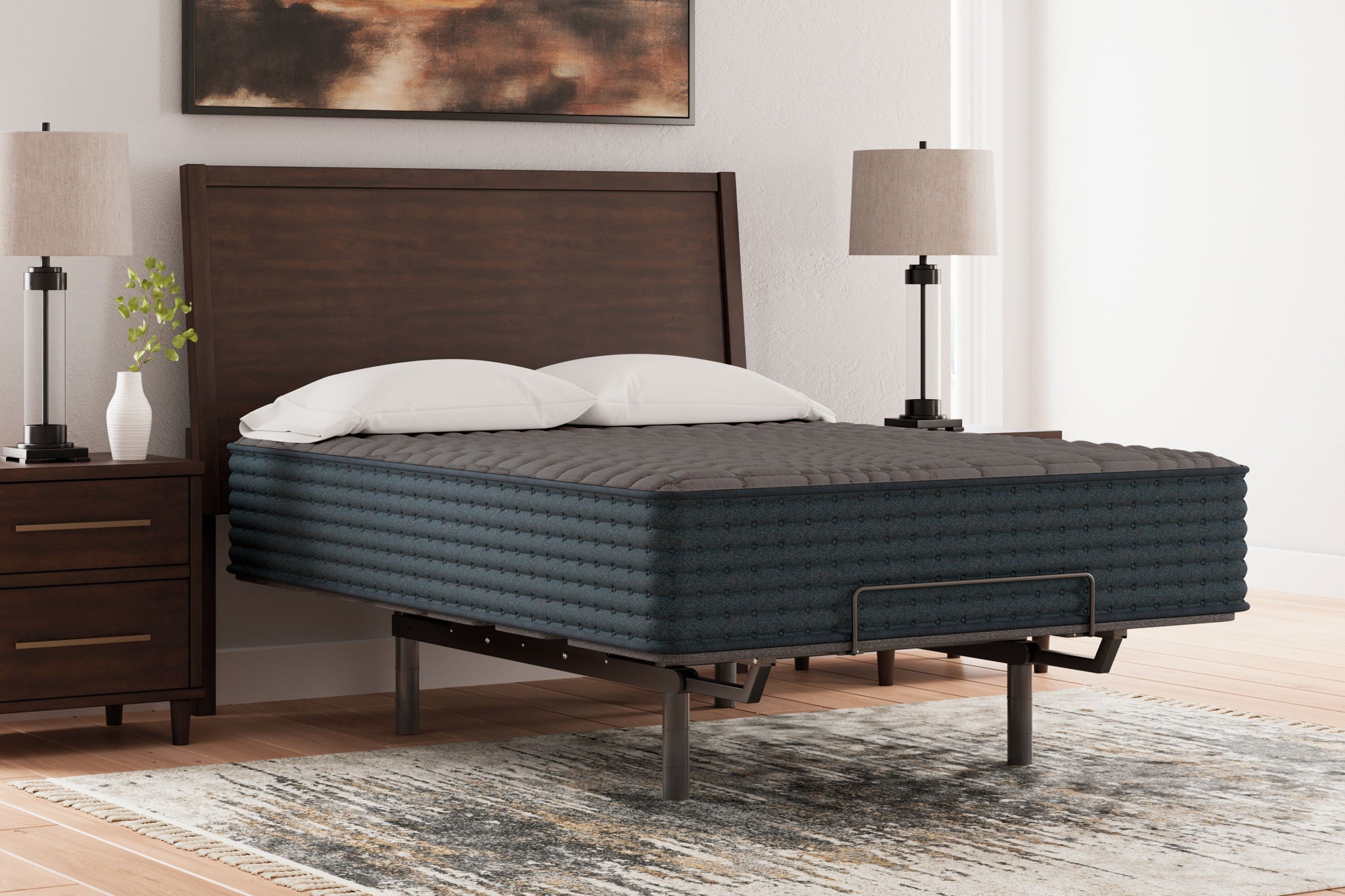 Matelas Hybride Gris 1200