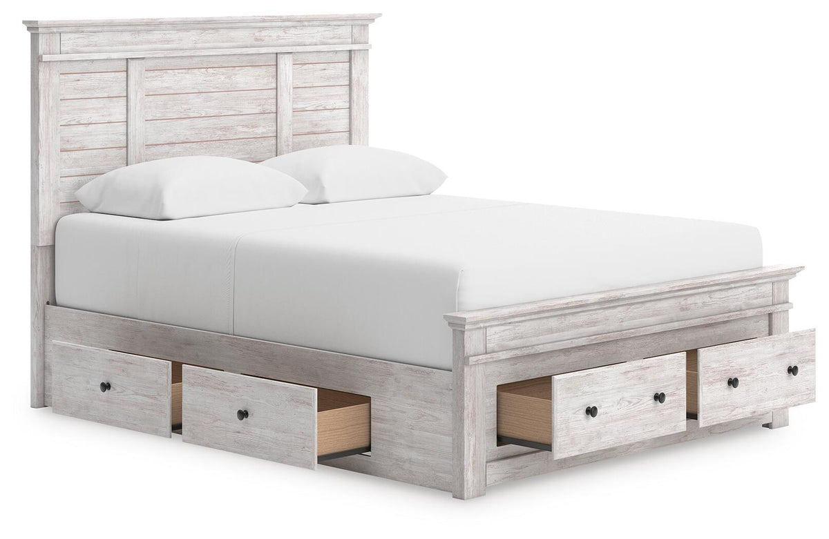 Makidern - Lit de rangement avec 2 tiroirs de rangement sous le lit