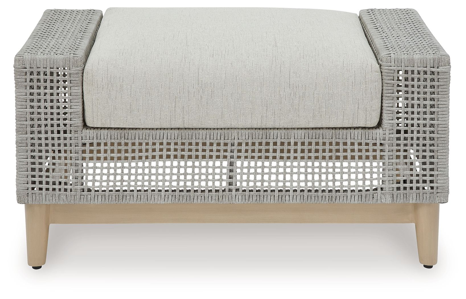 Seton Creek - Ottoman avec coussin - Gris