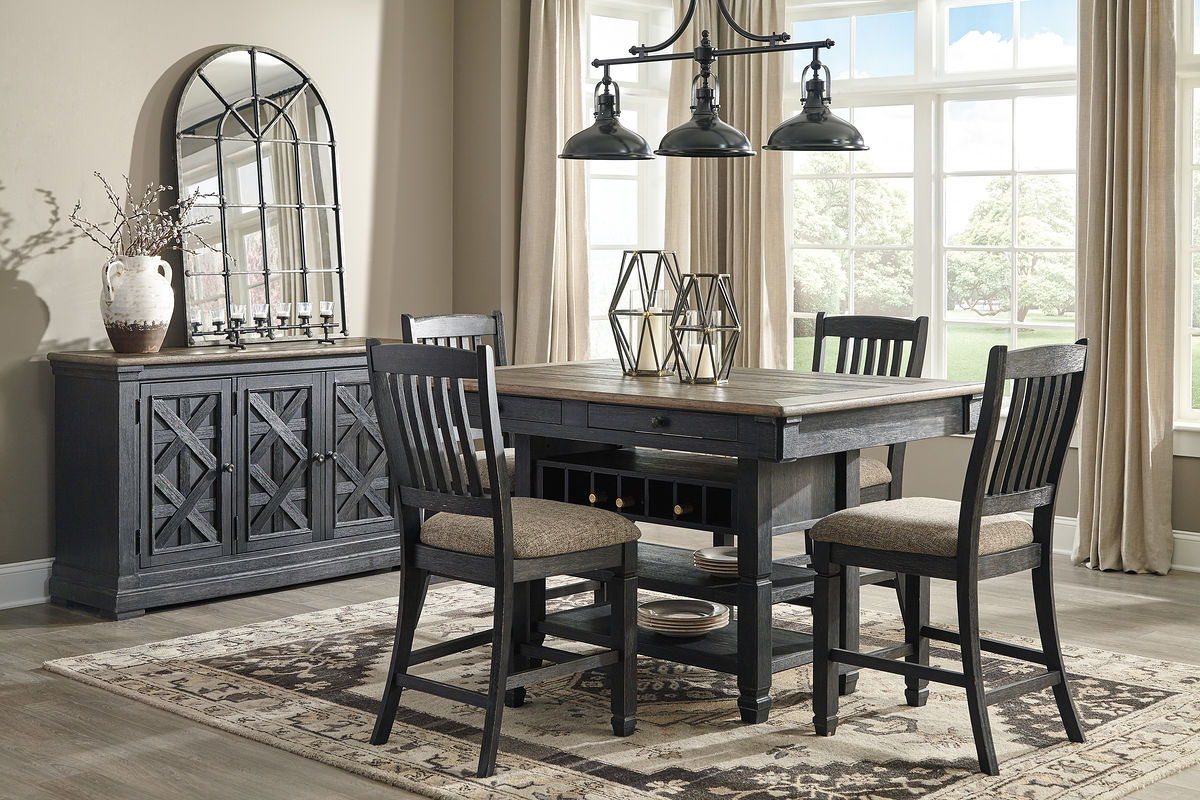 Tyler Creek - Ensemble de table hauteur comptoir