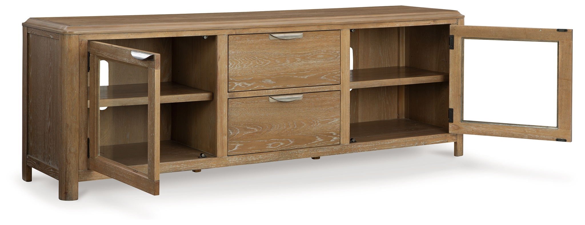 Rencott – Meuble TV extra large – Marron clair