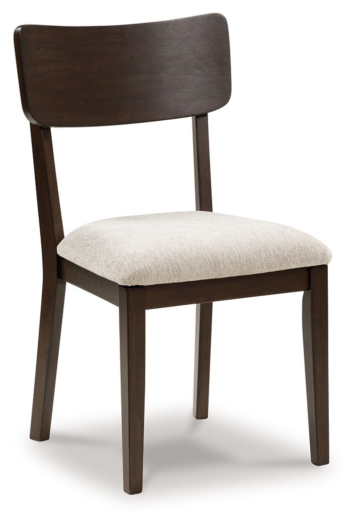 Mallenette - Chaises de salle à manger capitonnées (lot de 2) - Merlot