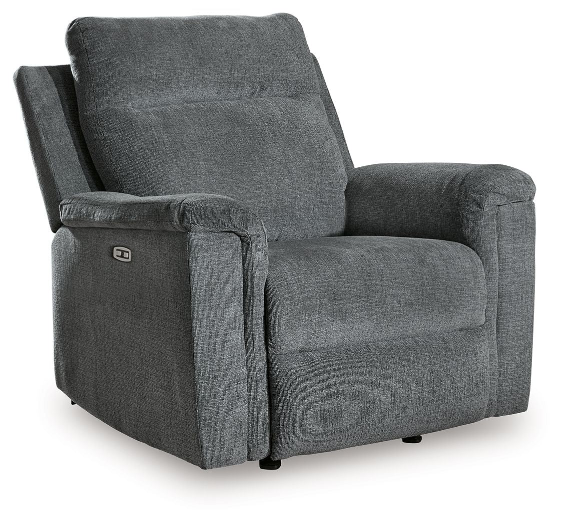 Barnsana - Fauteuil inclinable motorisé - Tissu - Gravel