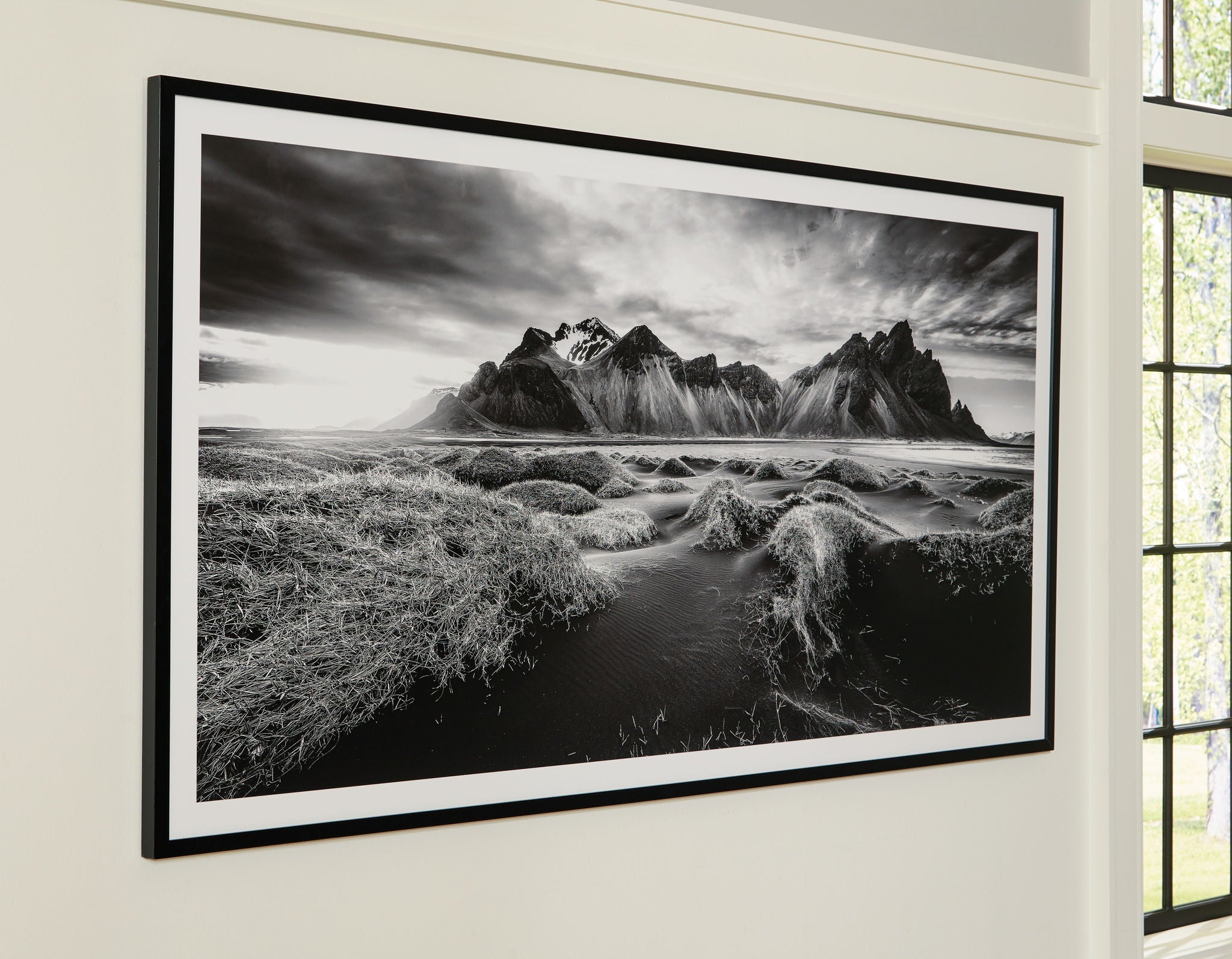 Delstone - Art mural - Noir / Blanc
