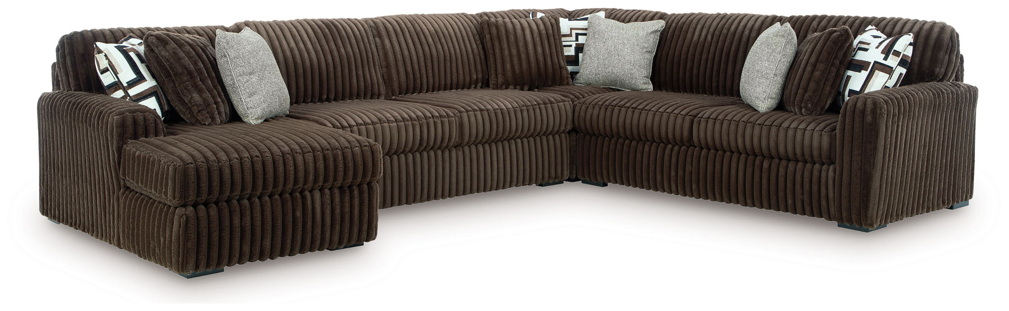 Midnight-Madness - 4 Piece Sectional