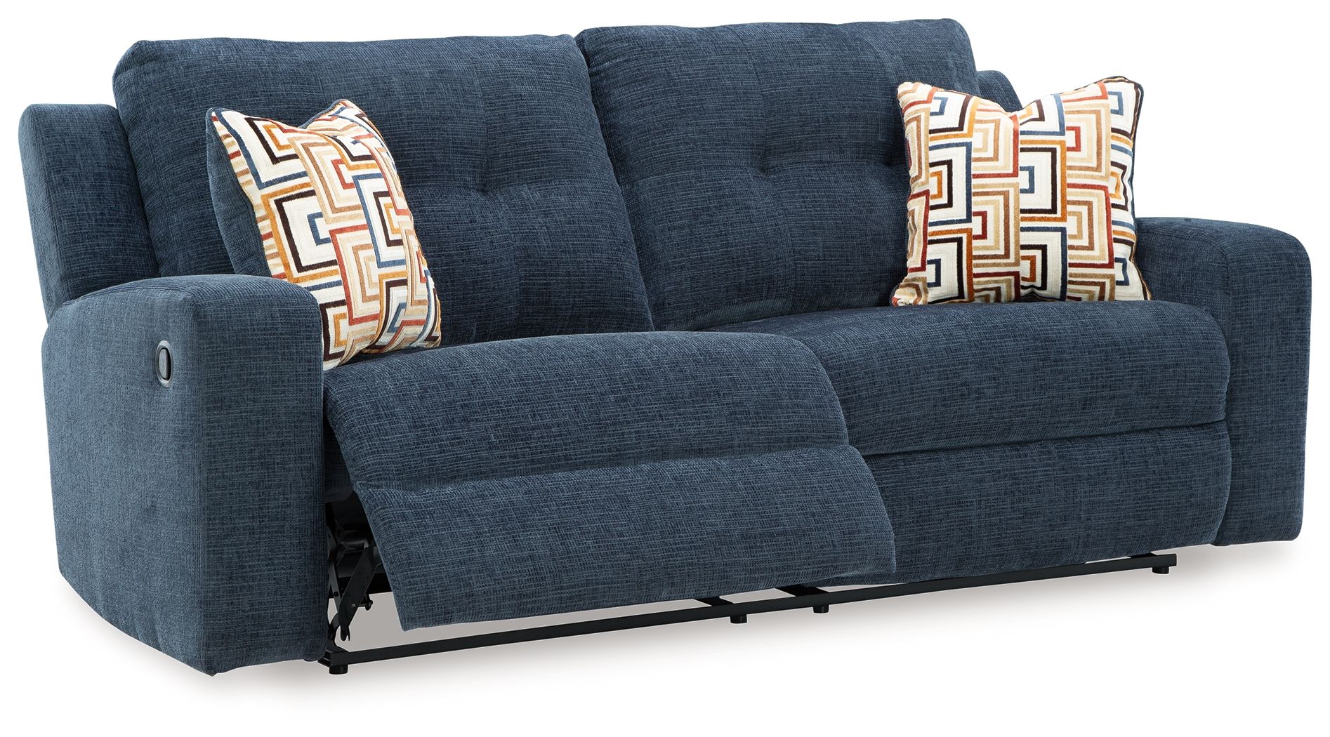 Danum - 2 Seat Reclining Sofa - Fabric - Ink