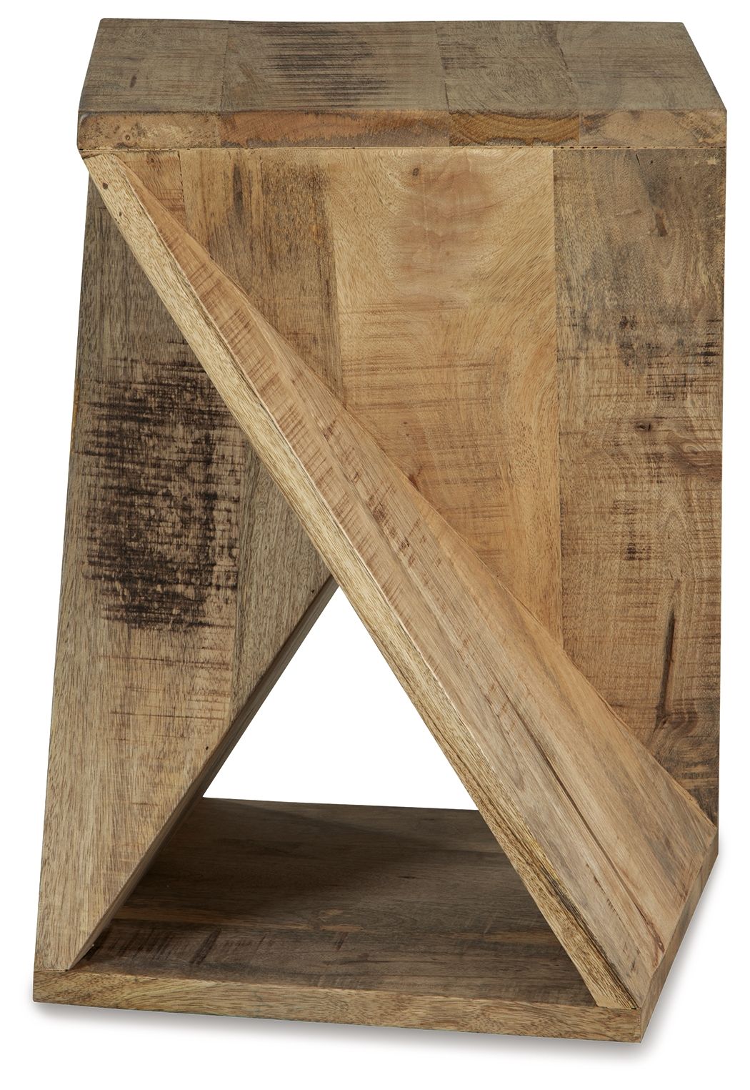 Zalemont - Accent Table - Distressed Brown