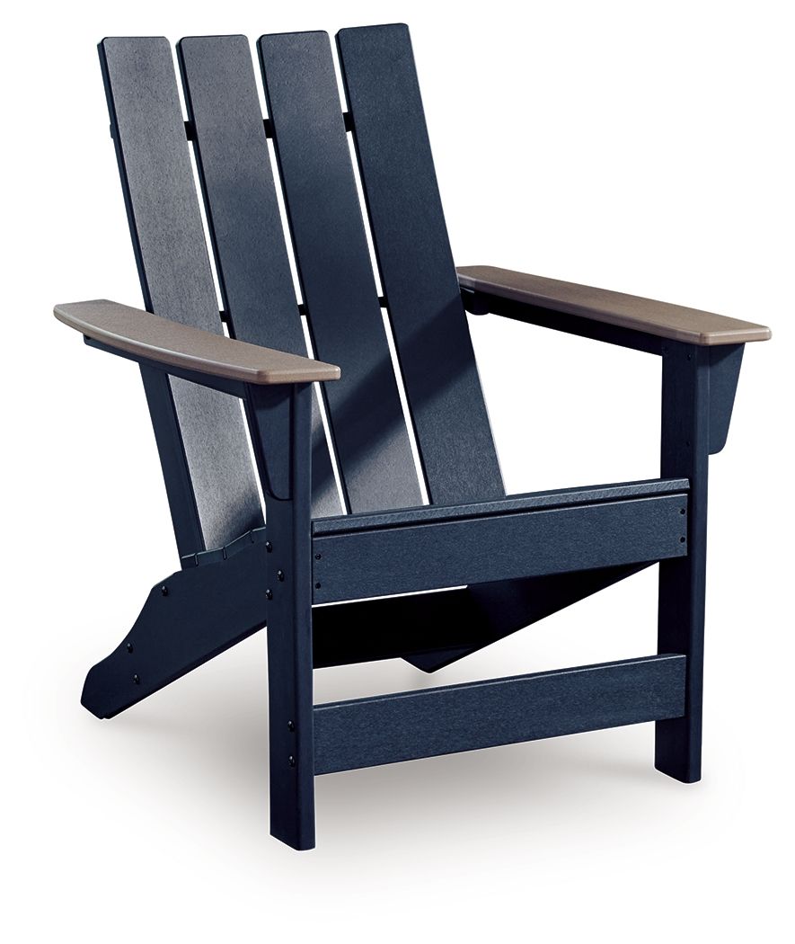 East Beach - Chaise Adirondack - Noir / Beige