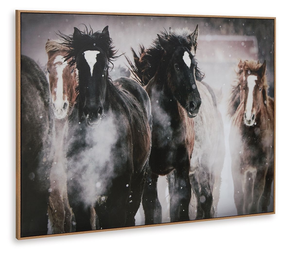 Chaseburn - Décoration murale - Marron / Noir / Blanc