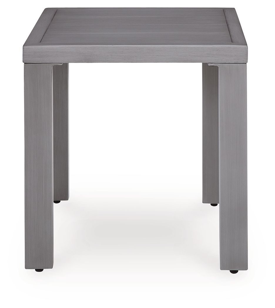 Table d'appoint carrée Half Moon Beach - Grise