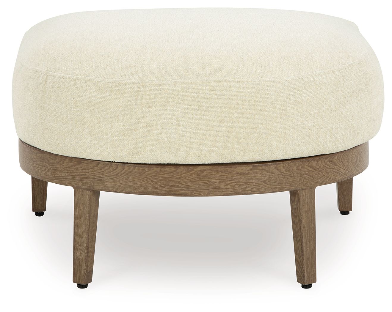 Serene Bay - Pouf avec coussin - Marron foncé / Blanc