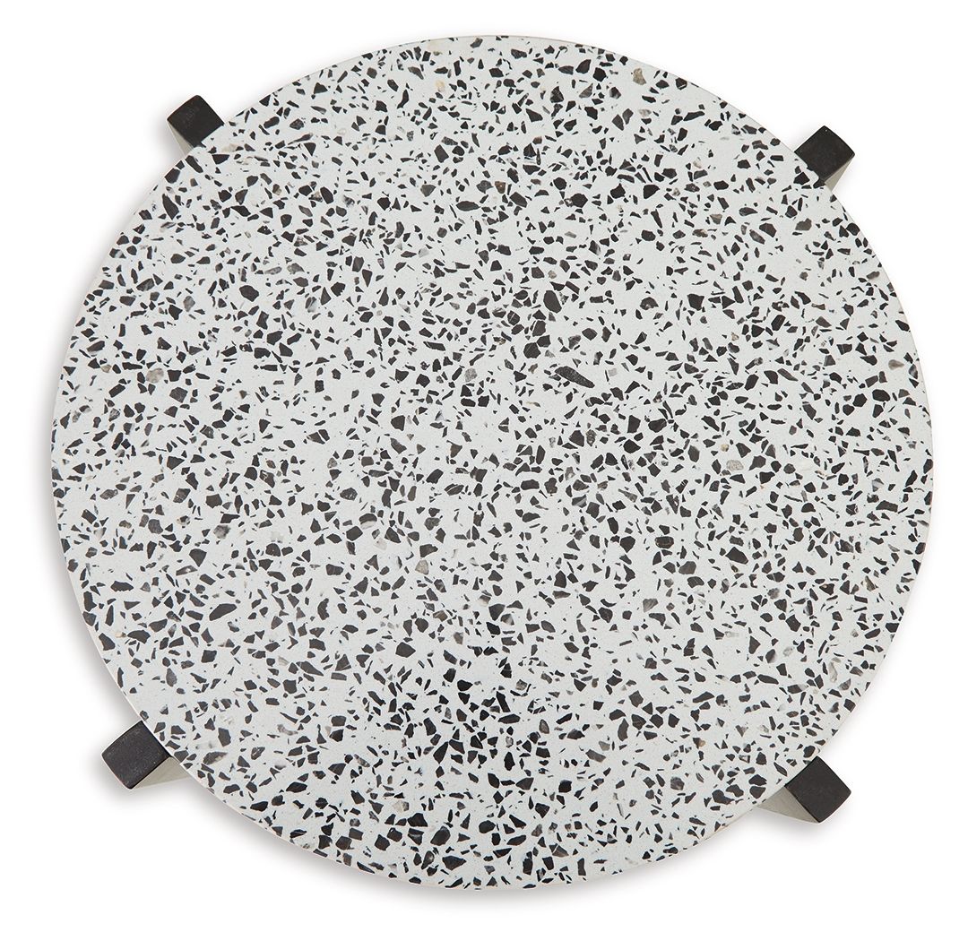 Tellrich - Table d'appoint - Noir / Blanc