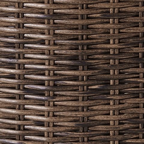 Paradise Trail - Ensemble de conversation 5 pièces avec 4 fauteuils pivotants - Marron moyen