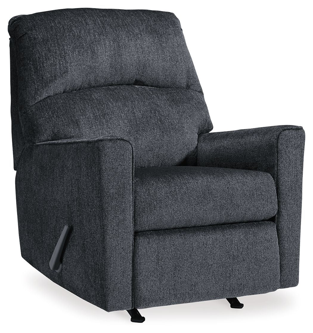 Altari - Fauteuil inclinable à bascule - Tissu - Ardoise