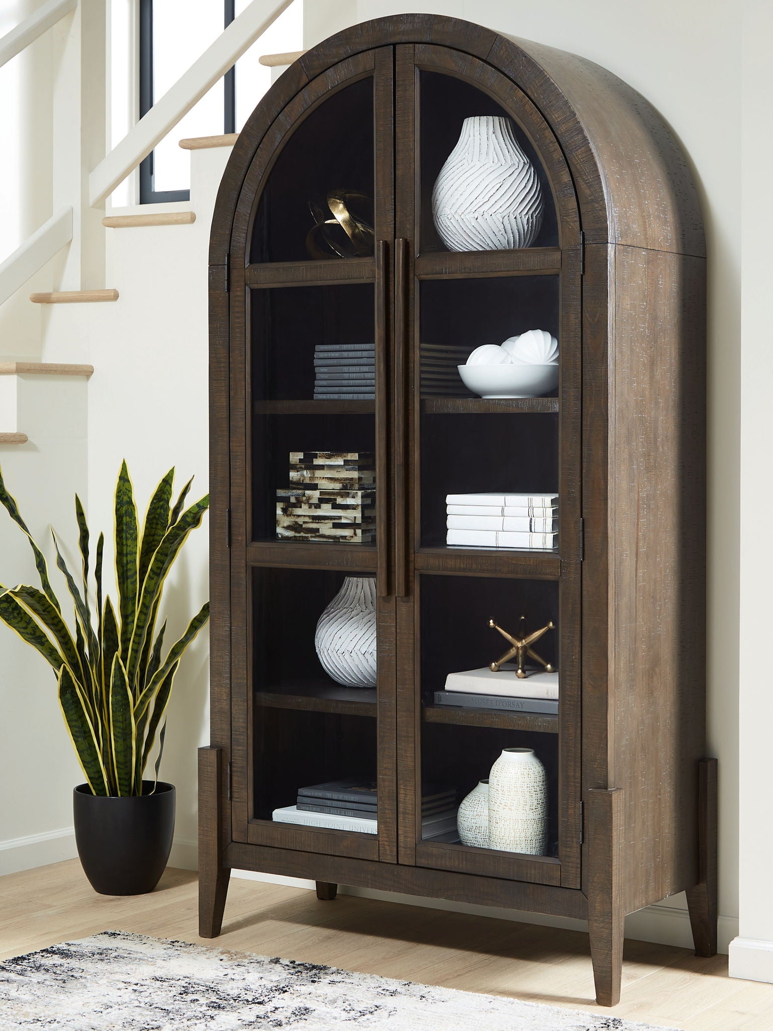 Benhall - Meuble d'appoint - Marron foncé