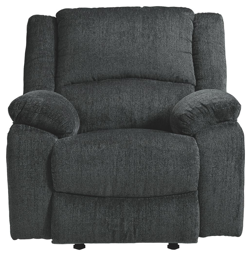 Draycoll - Fauteuil inclinable à bascule - Tissu - Ardoise