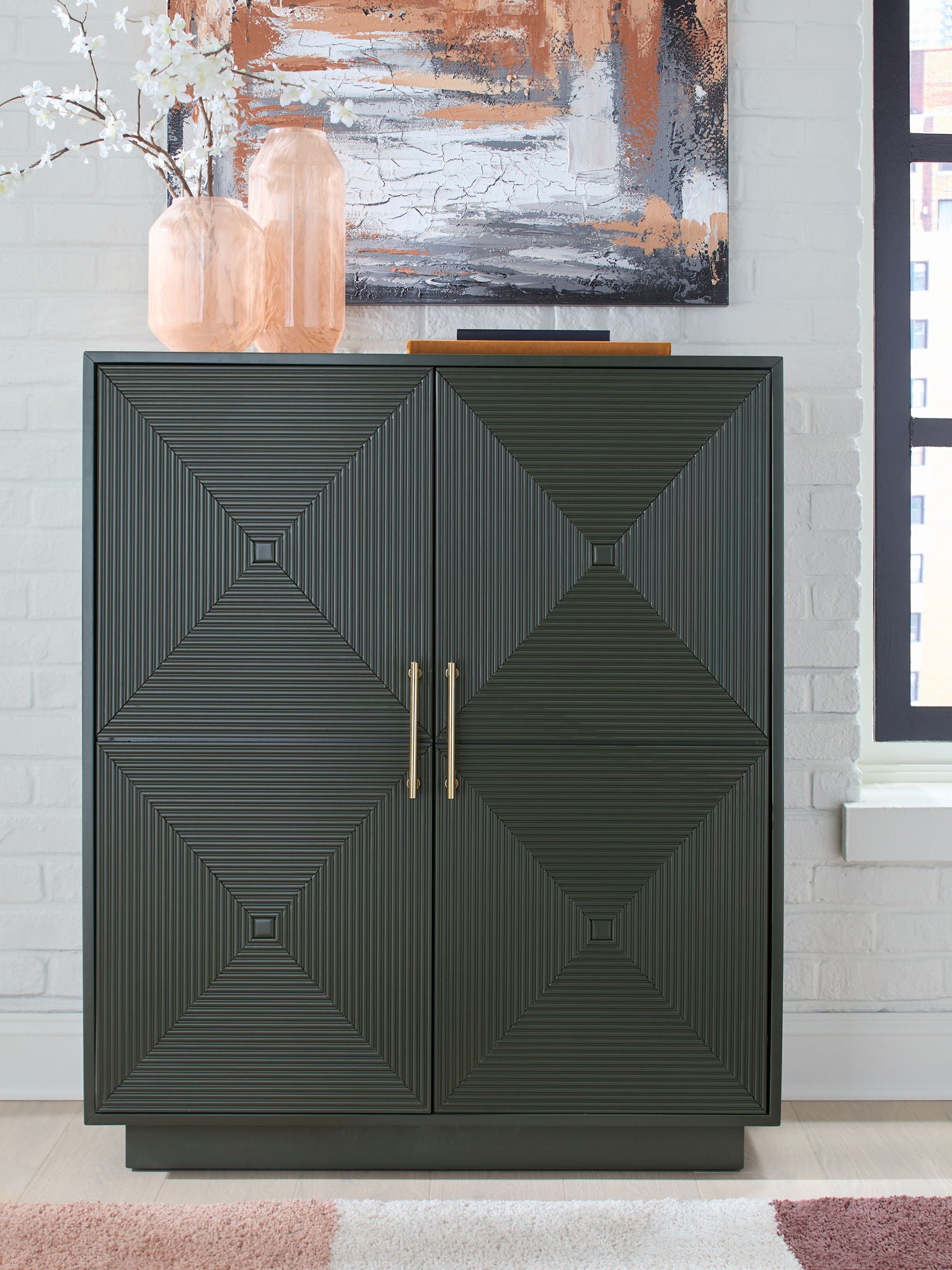 Geirwood - Meuble d'appoint - Vert foncé