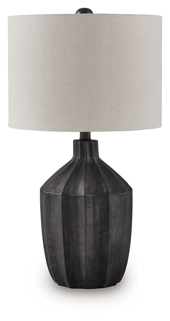 Jilton - Lampe de table Poly - Noir