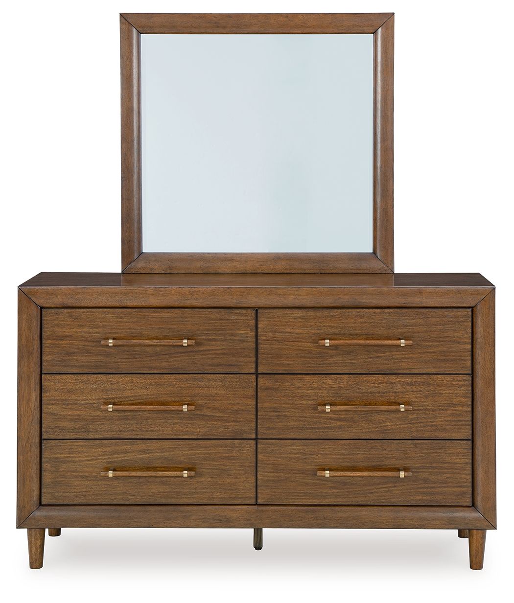 Lyncott - Commode et miroir - Marron