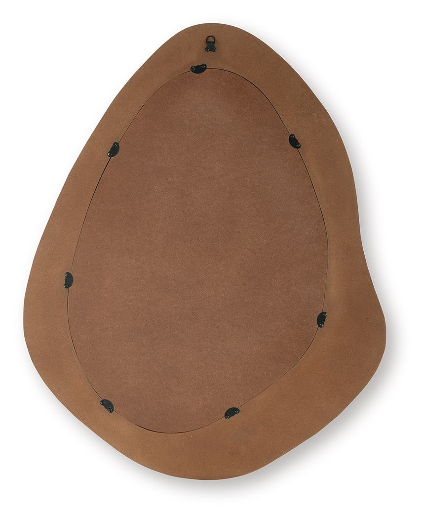 Kierlock - Miroir décoratif - Finition Noir/Or